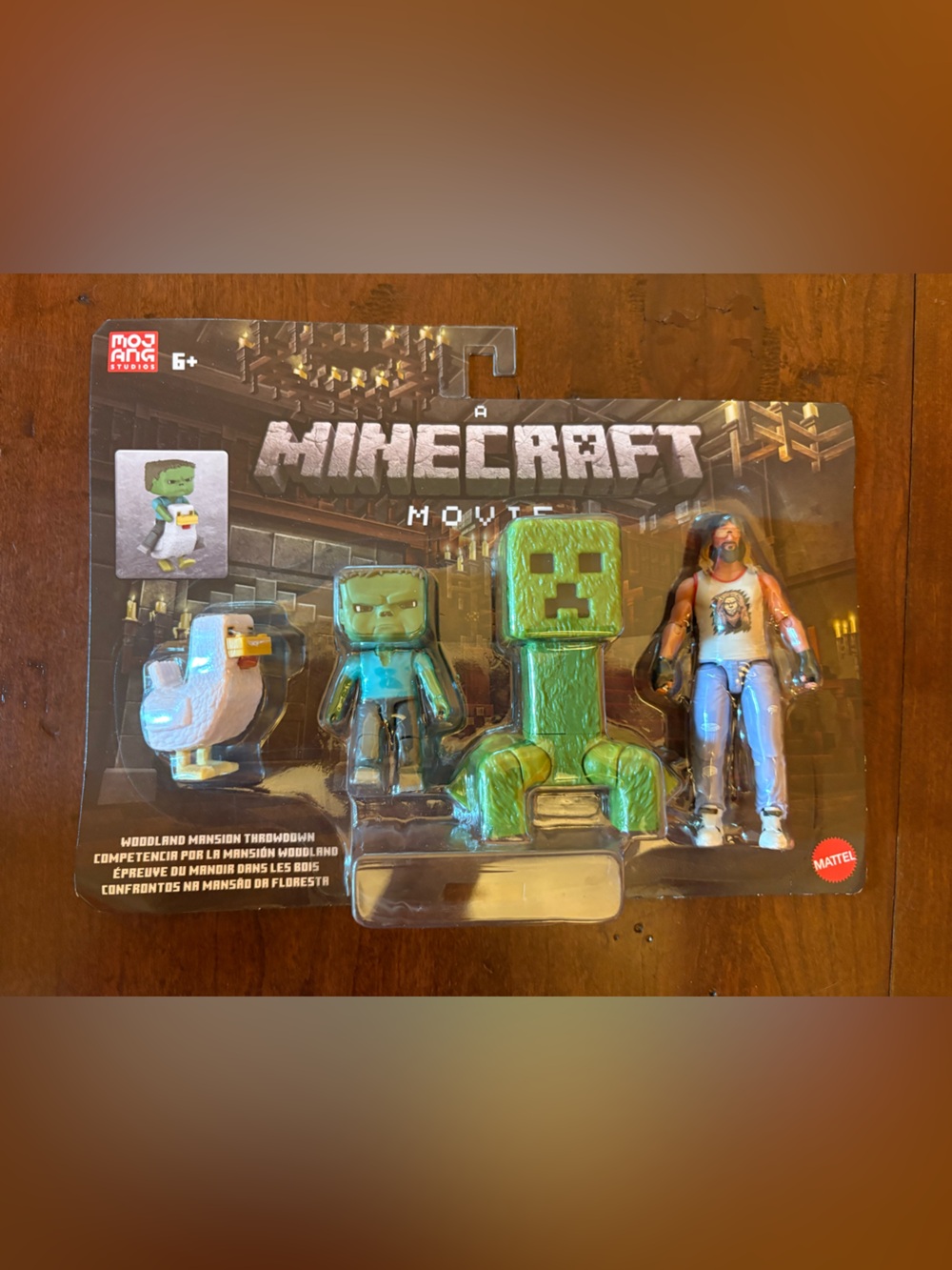 NIB - Minecraft Movie Woodland Mansion Throwdown Figure Set
